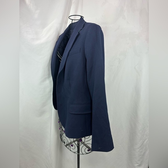 Talbots navy knit blazer size 10 - Picture 8 of 8